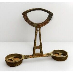 Vintage 1969  Terra Sancta Guild Brass Candle Holder